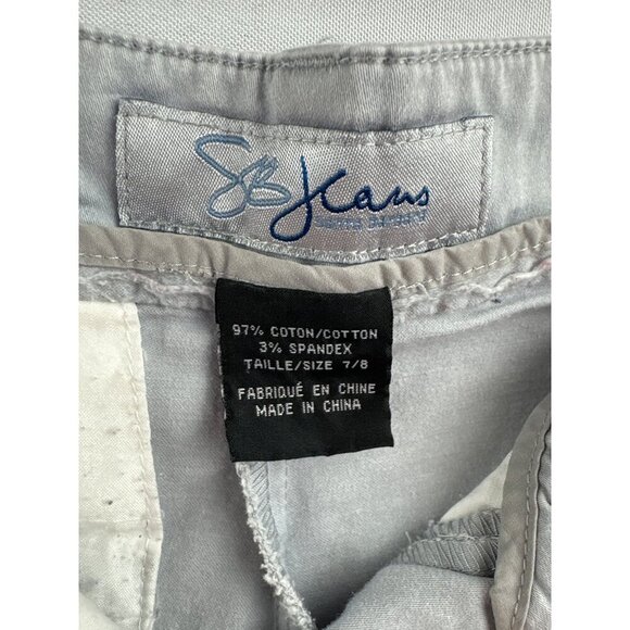 Womens SB Jeans Gray Cotton Blend Pants Size 7/8 - Picture 4 of 6